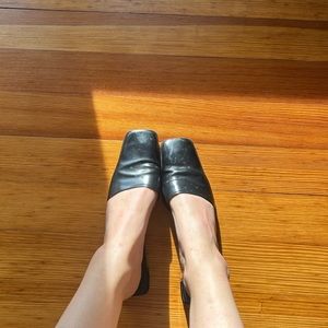 Vintage Calvin Klein Leather Slides